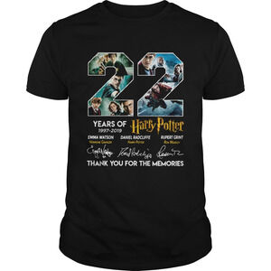 22 Years Of  Harry Potter Thank You For The Memories Shirt
